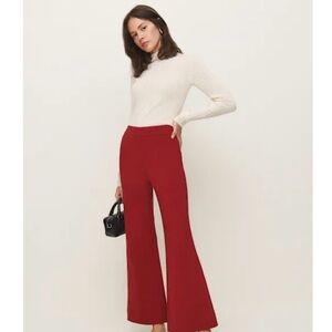 Reformation Tanya Knit Pant – Sangre Red, Size XS (NWT)